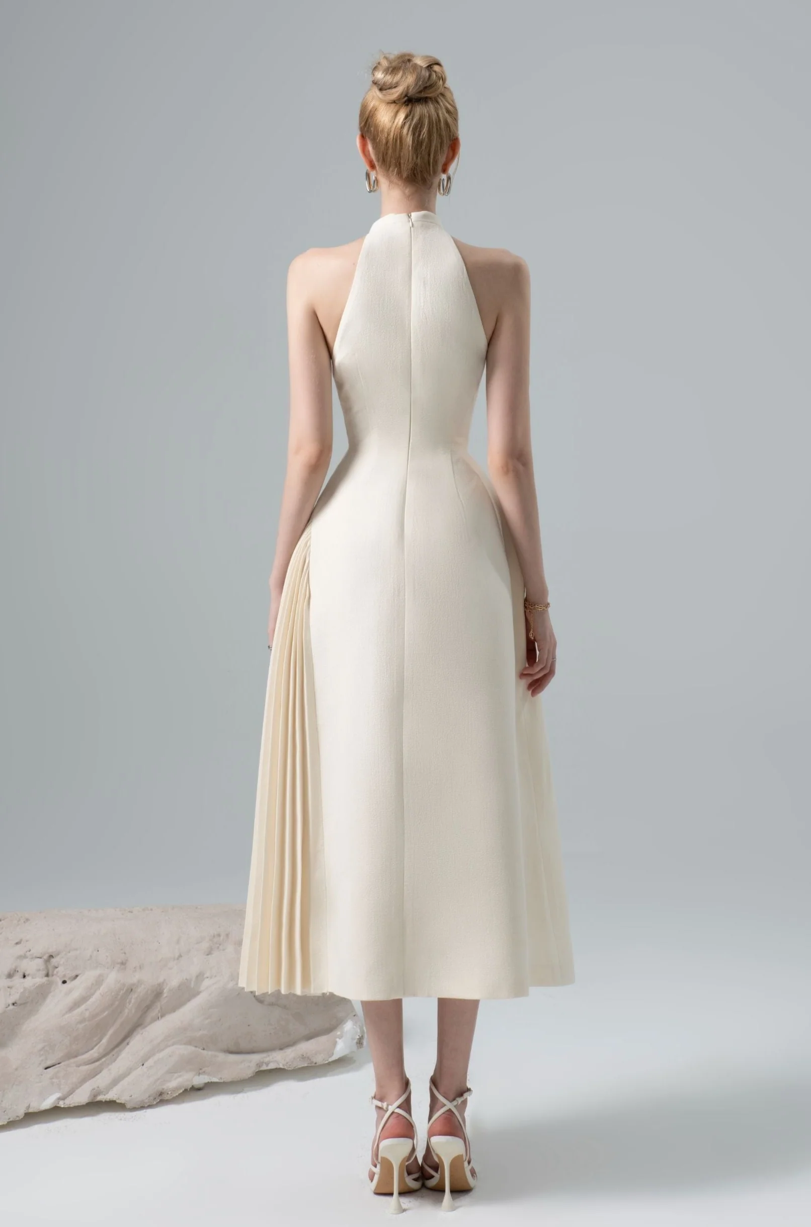 Charlene Halterneck Midi Dress - Image 6