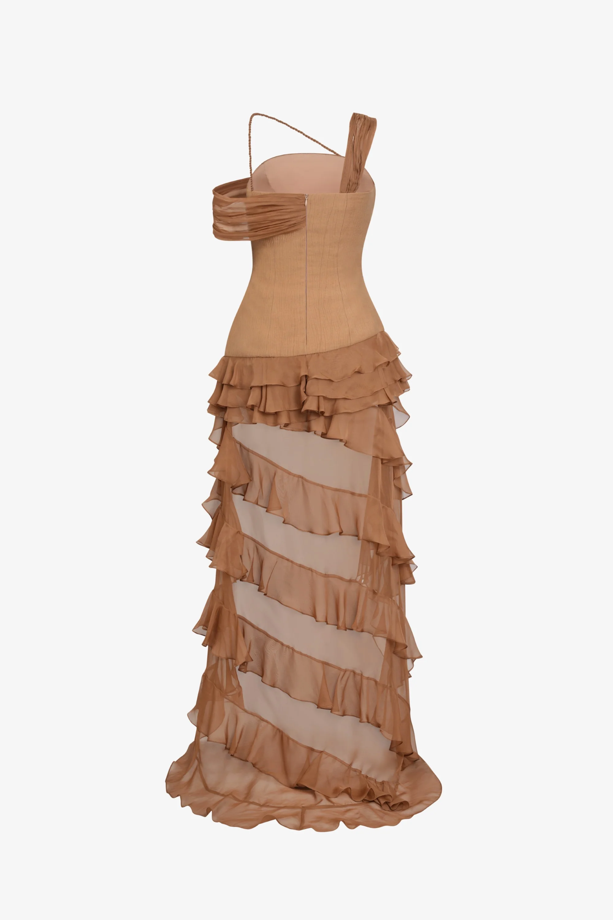 Elodie One-Shoulder High-Low Dress - Image 2