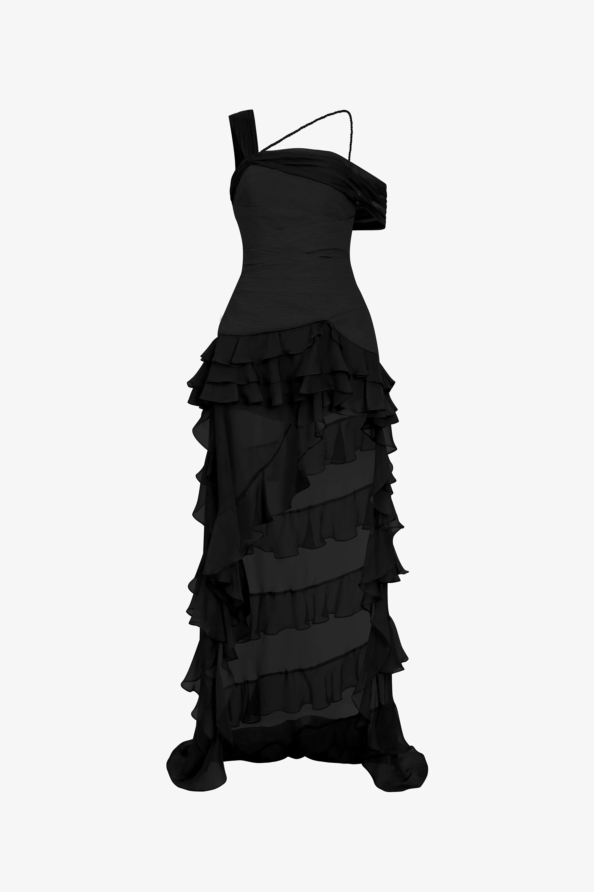 Elodie One-Shoulder High-Low Dress - Image 8