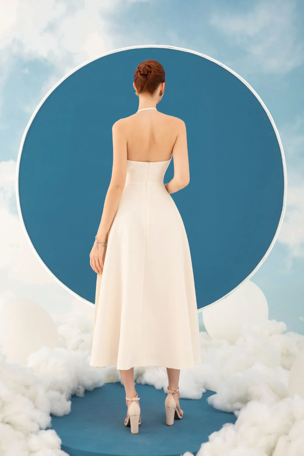 Lisa Diagonal Neck Dress - Image 5